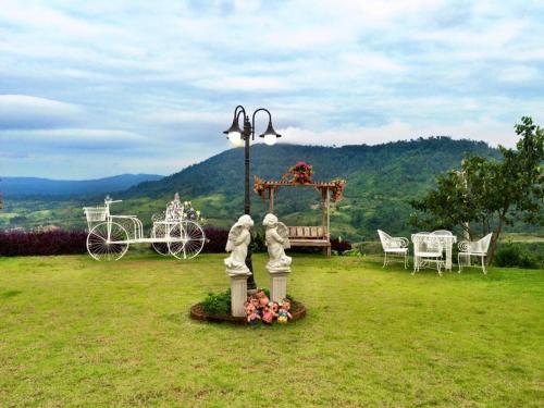 Landskap semula jadi dekat dengan resort
