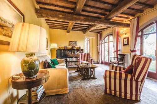 Istumisnurk majutusasutuses La Veronica Exclusive Chianti Resort
