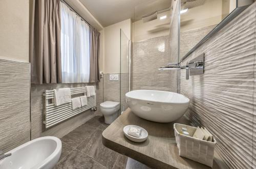 Koupelna v ubytování Borgomaestro B&B
