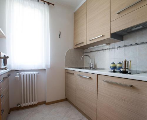 Dapur atau dapur kecil di Alpine Dream Apartments