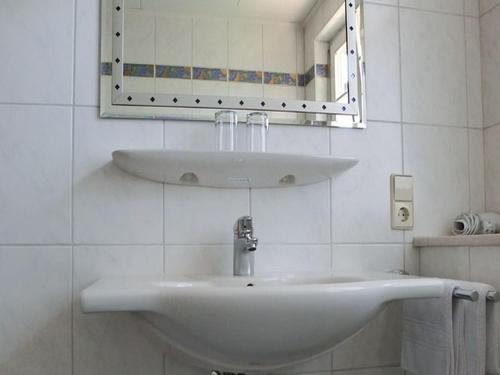 Koupelna v ubytování Gästehaus Wörner