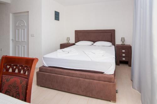 Postel nebo postele na pokoji v ubytování Open Sea Apartments