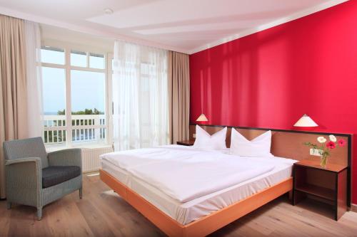 Postel nebo postele na pokoji v ubytování Hapimag Ferienwohnungen Binz