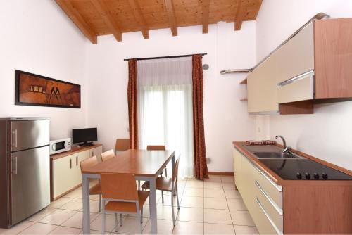Кухня или мини-кухня в Hotel Villa Olga
