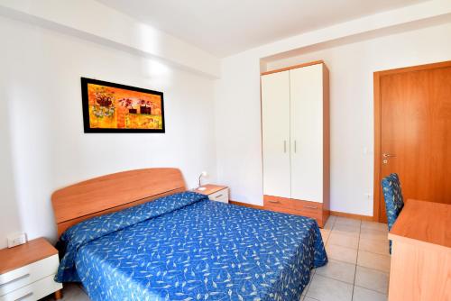 Кровать или кровати в номере Hotel Villa Olga