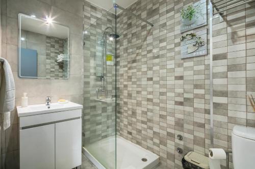 Ένα μπάνιο στο Apartamento À Francos Balcony