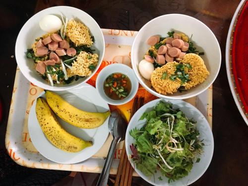 Các lựa chọn bữa trưa/tối cho khách tại Thanh Thúy Guesthouse