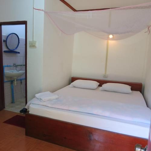 Katil atau katil-katil dalam bilik di Kongkeo Guesthouse