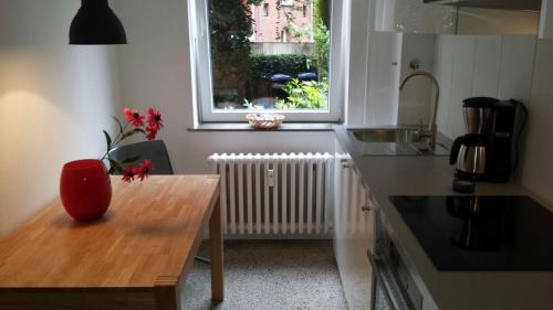 Una cocina o kitchenette en Apartment am Blücher