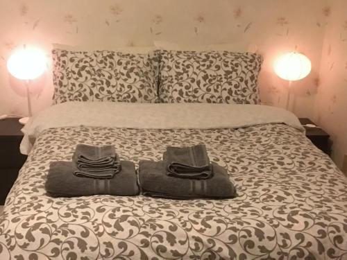 Кровать или кровати в номере Vancouver Homestay Inn