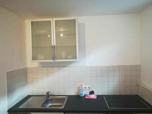 Kuchyň nebo kuchyňský kout v ubytování Private Apartment Ahlten
