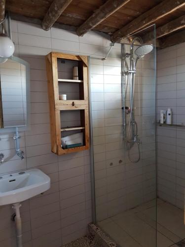 Vonios kambarys apgyvendinimo įstaigoje Ines Guest House