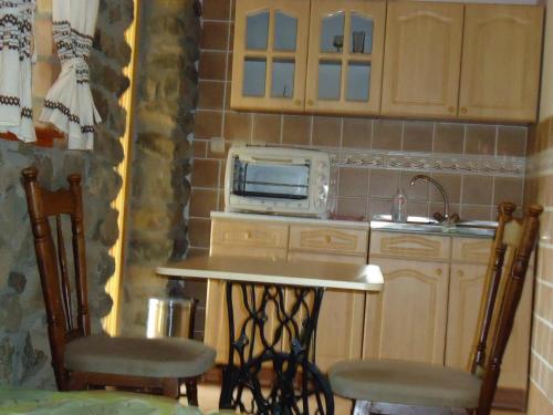 Kuchyň nebo kuchyňský kout v ubytování Cserhát Guesthouse