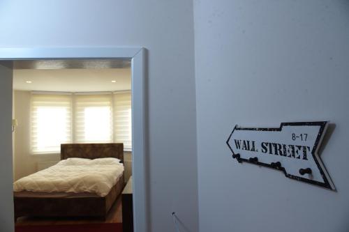 Cama o camas de una habitación en Apartmani Brocat