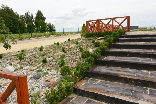 Jardín al aire libre en Gościniec Rycerski
