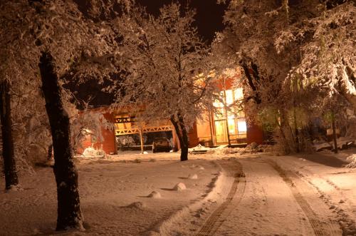 Cabañas Las Cabras en invierno