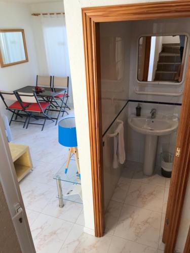 Koupelna v ubytování Villa Majorera