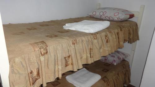 Cama o camas de una habitación en Casa Amplio Jardín - Centro Maldonado