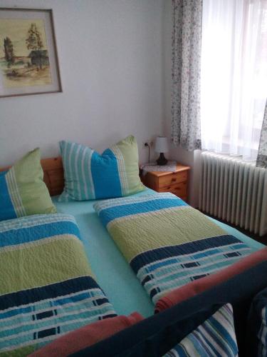 Postel nebo postele na pokoji v ubytování Haus Jost Ingrid