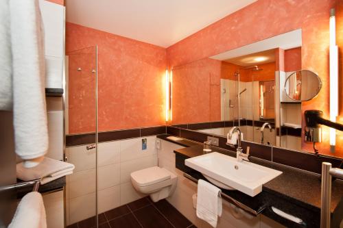 Een badkamer bij Albtalblick Ihr Wellness- & Wanderhotel