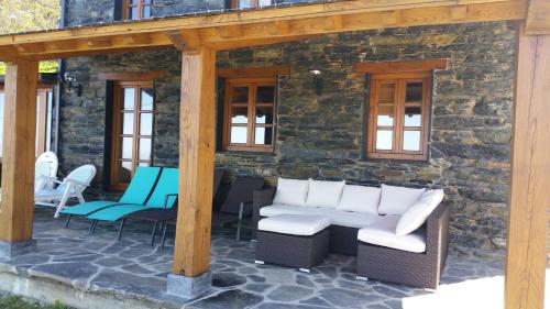 Χώρος καθιστικού στο Casa con encanto