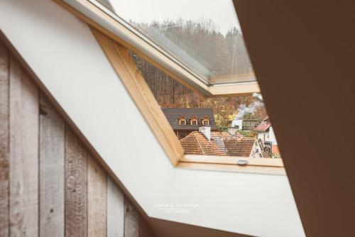a view from a window of a house at Apartament 3 - Bliżej Zdroju in Polanica-Zdrój