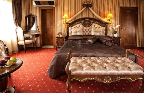 Ліжко або ліжка в номері Hotel Chinar