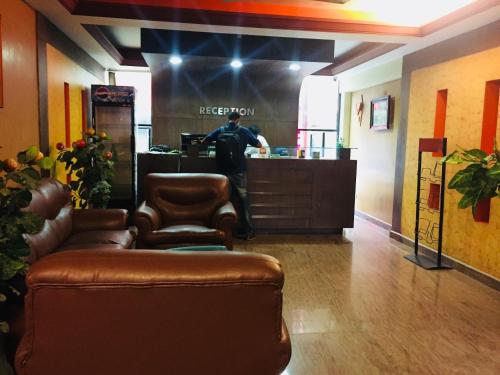 Ο χώρος του λόμπι ή της ρεσεψιόν στο Kingston Palace