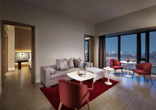 Posezení v ubytování Sanya Phoenix Airport Hotel