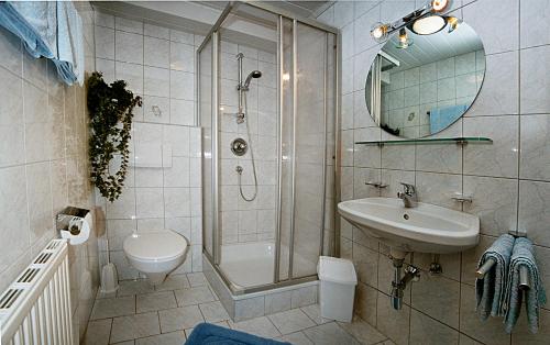 Koupelna v ubytování Haus Edelweiß