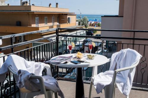 En balkong eller terrasse på Hotel Belmar
