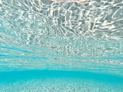 a close up of the water in a pool at Margarita Studios Ambelas in Ambelas