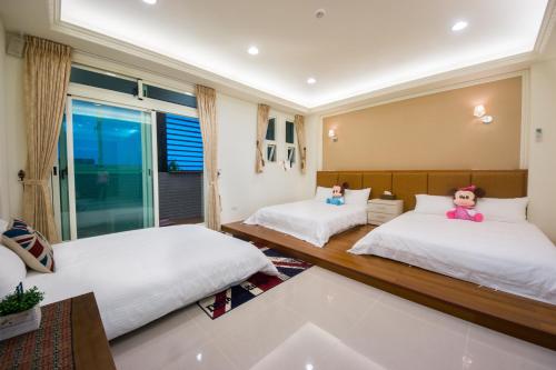 Llit o llits en una habitació de Tu Wei 192 Homestay