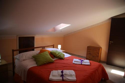 La Luce del Sole tesisinde bir odada yatak veya yataklar