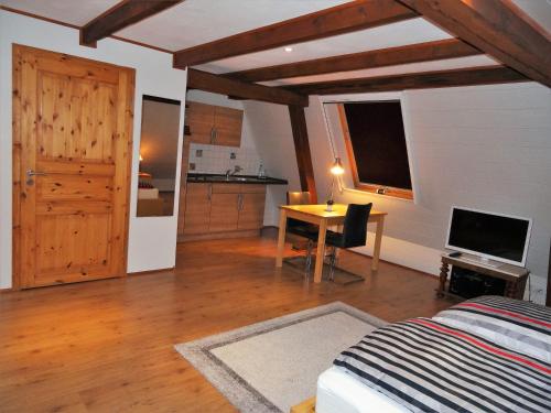 Dapur atau dapur kecil di Gästezimmer & Appartement Elskop