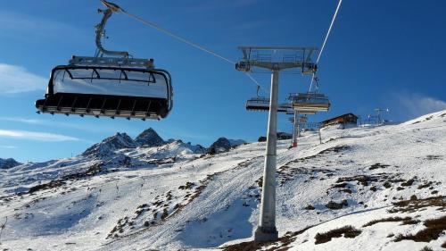 冬のAlpenpension Madererの様子