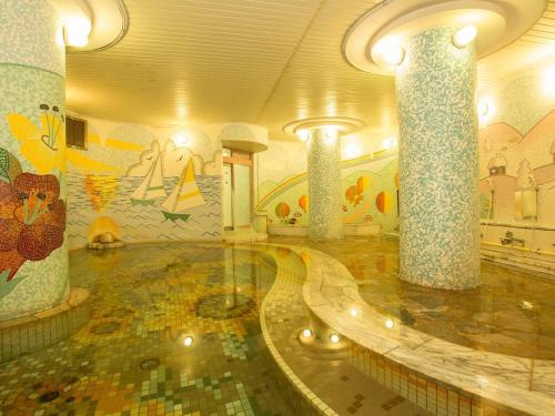 Koupelna v ubytování Hotel Oonoya
