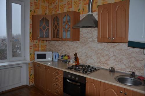 Kuchyň nebo kuchyňský kout v ubytování Bon Apart Naberegna