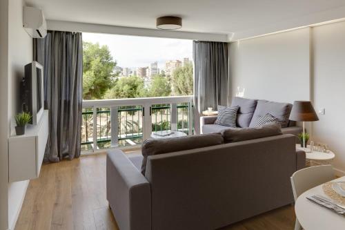 Posezení v ubytování Apartamento Santa Barbara I