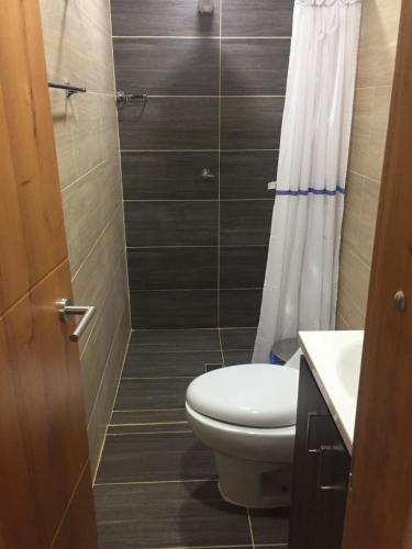 Et badeværelse på Jardín Amoblados