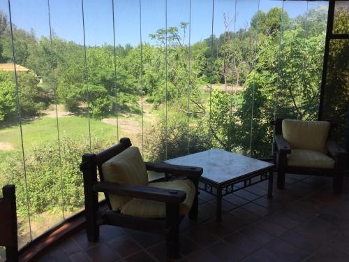 Cielo de Piedra. Cabañas y Petit Hotelにある庭