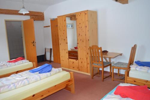 Cama o camas de una habitación en Chalet Kammleitn