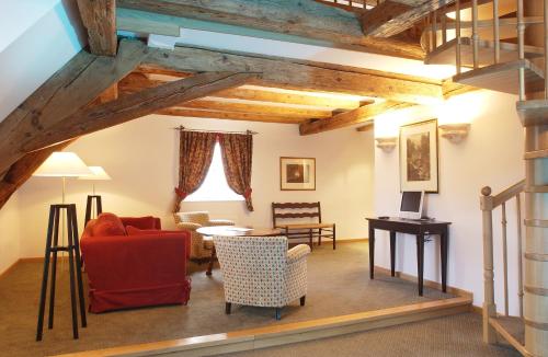 Posezení v ubytování Hotel & Restaurant Alte Rheinmühle