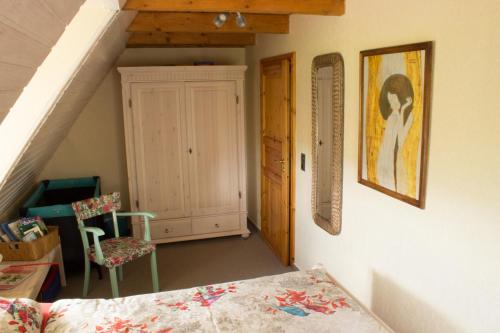 Postel nebo postele na pokoji v ubytování Ferienwohnung I "Westermühle"