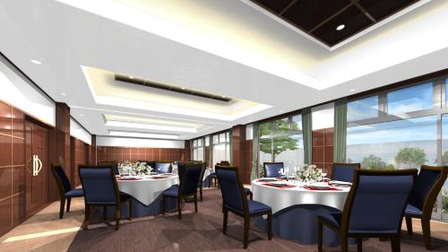 מסעדה או מקום אחר לאכול בו ב-Kiryu Grand Hotel
