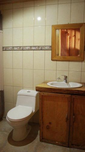 Ένα μπάνιο στο Cabañas Aitue