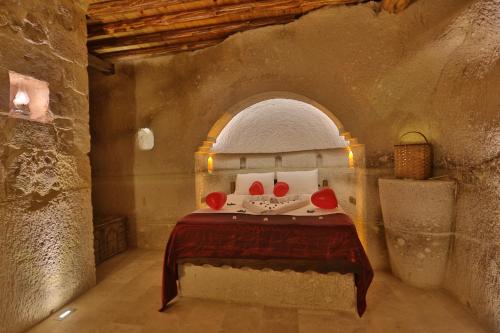 Koupelna v ubytování Abu Hayat Cave Suites