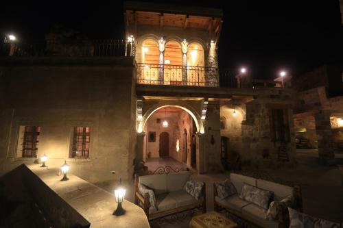 Χώρος καθιστικού στο Abu Hayat Cave Suites