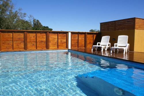 Swimmingpoolen hos eller tæt på Palmas del Mar