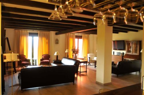 Posezení v ubytování Hotel El Rondón